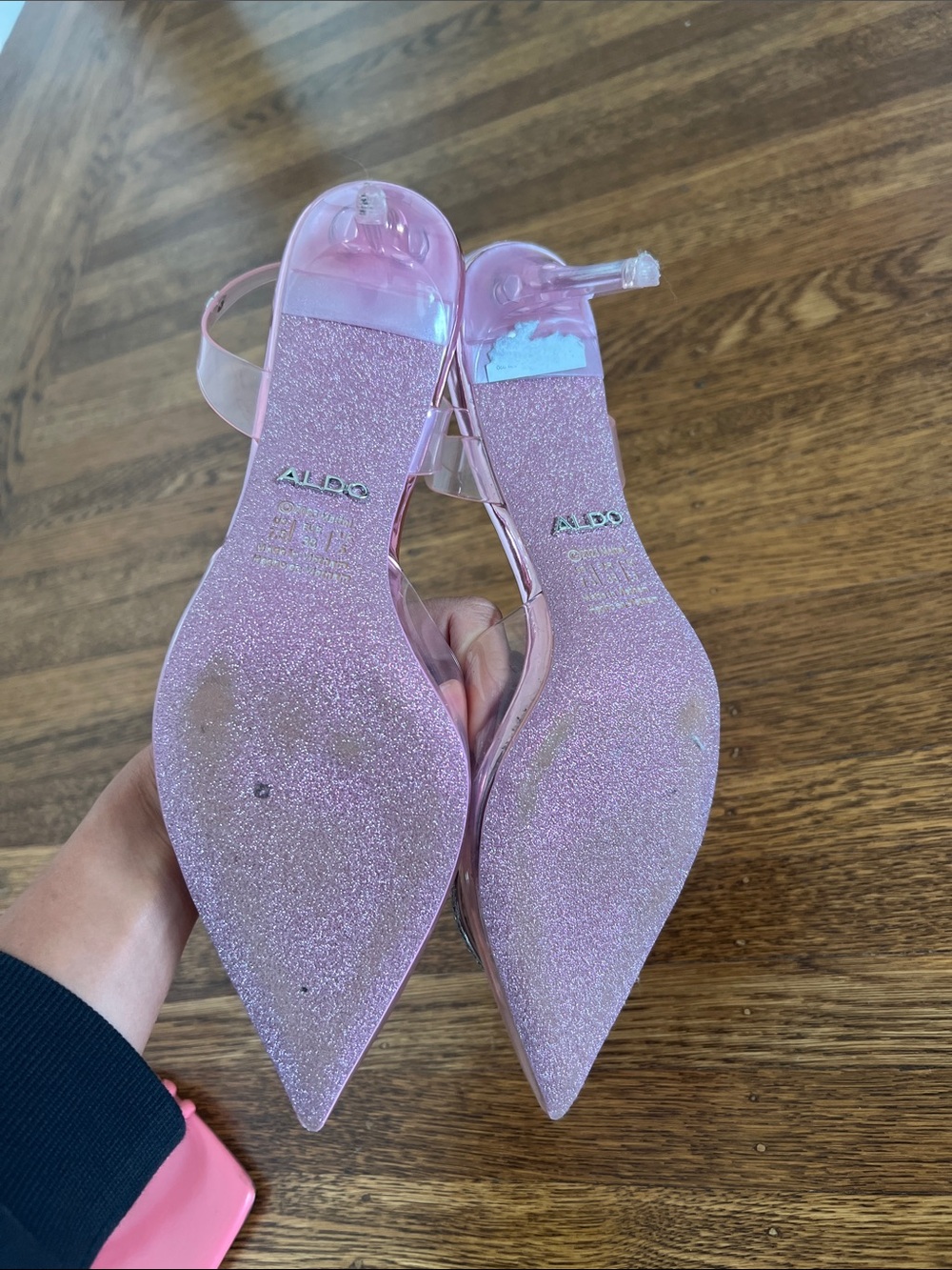 Pink Barbie Aldo Heels - Picture 3 of 5